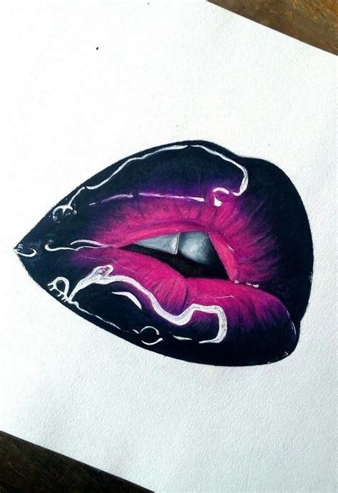 Lips Drawing 75 Picture Ideas #drawings #art #mejor | Prismacolor art, Lips drawing, Lip drawing