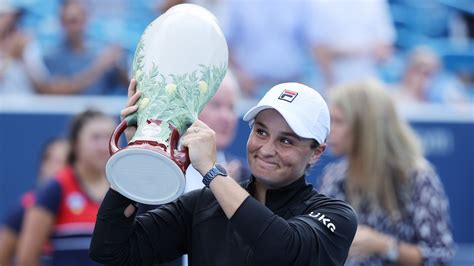 Ash Barty claims Cincinnati title in perfect US Open warm-up - ABC News