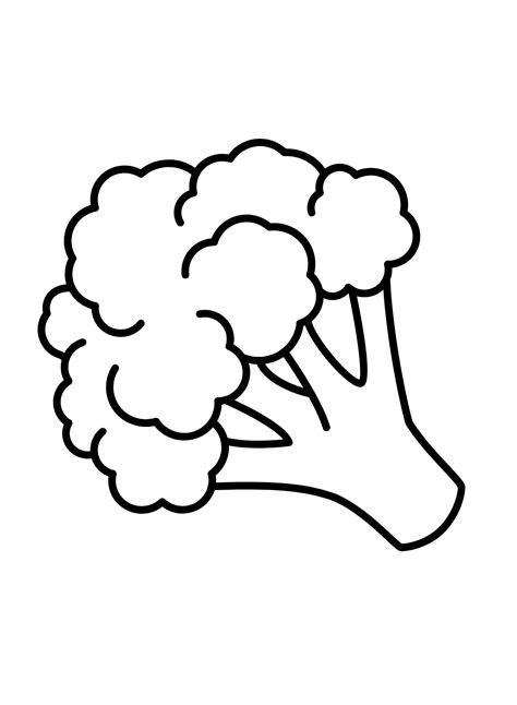 Broccoli Coloring Pages Printable for Free Download