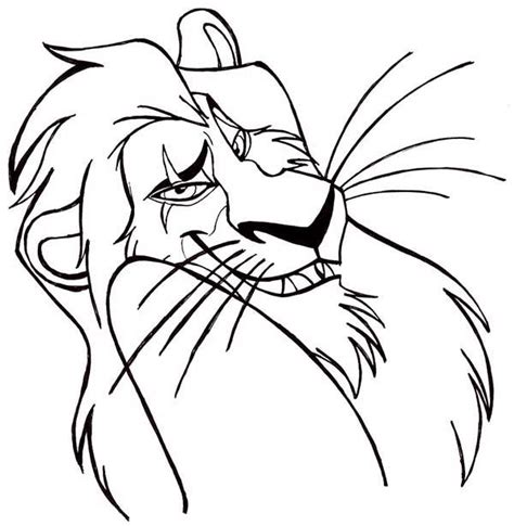 Scar Lion King, Lion King Tattoo, Lion King Art, Lion Coloring Pages ...