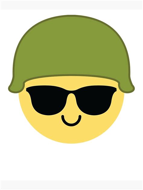 "Soldier Emoji " Photographic Print for Sale by HippoEmo | Redbubble