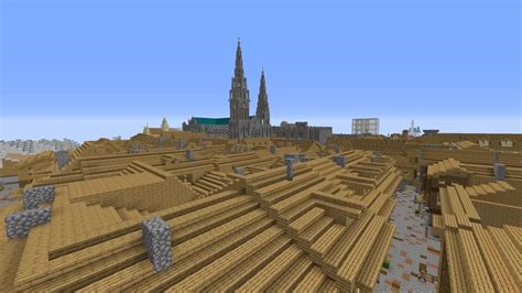 Medieval wooden town Minecraft Map