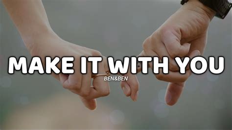 Make It With You (lyrics) - Ben&Ben Chords - Chordify