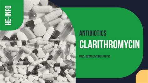 #Clarithromycin | Uses, Dosage, Side Effects & Mechanism | Biaxin - YouTube