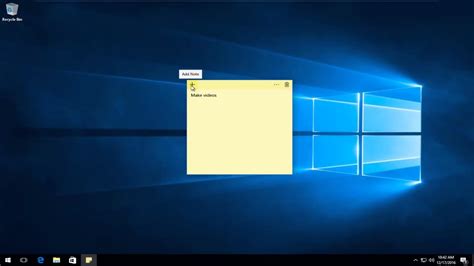 Windows 10 Sticky Notes [Tutorial] - YouTube