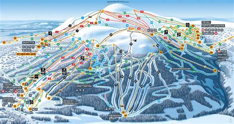 Trysil Piste Map – Free downloadable piste maps.