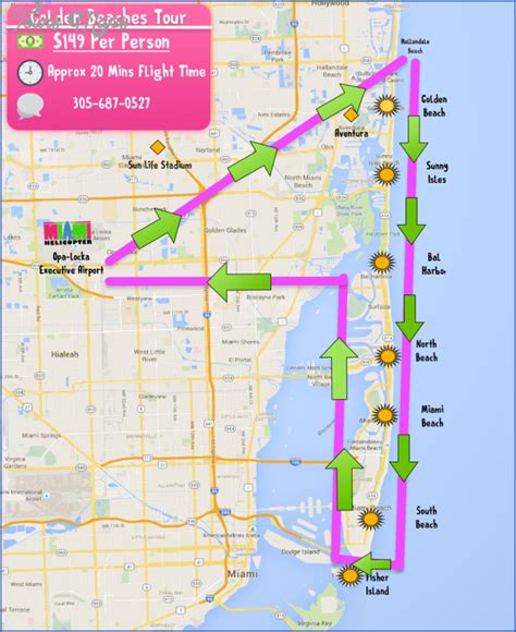 Sunny Isles Beach Map Florida - ToursMaps.com