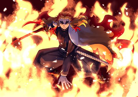 Kyojuro Rengoku From Demon Slayer Wallpaper, HD Anime 4K Wallpapers, Images, Photos and Background