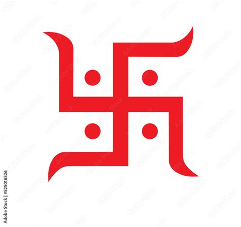 Swastika vector design beautiful. Swastika symbol art. Spiritual Hindu ...