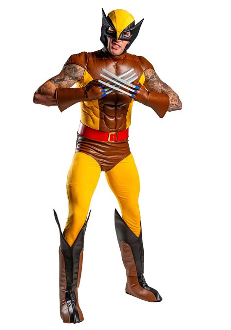 Buy Charades Men's Marvel X-men Wolverine Costume Adult Sized Costumes Online at desertcartINDIA