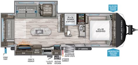 Reflection Travel Trailer Floorplans - Happy Daze RVs Blog