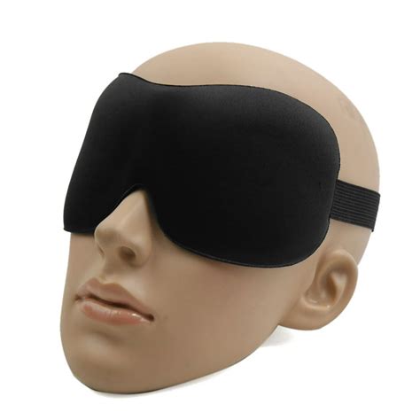 Travel Padded 3D Eye Shade Cover Sleep Rest Relax Sleeping Blindfold ...