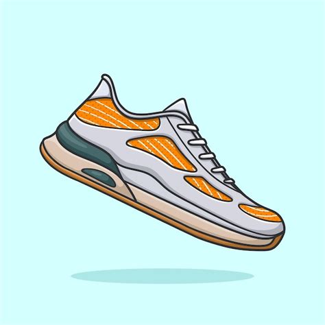 Premium Vector | Running Shoes Run Style Cartoon Vector