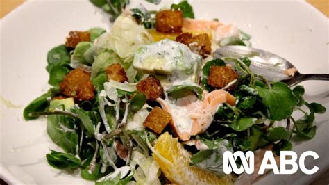 Poached salmon salad - ABC Everyday