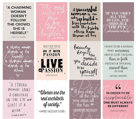 Unleash Your Inner Boss Babe With I AM WOMAN Printable Planner Quotes ...