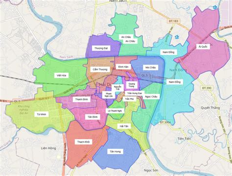 Bản đồ Thành Phố Hải Dương, Hải Dương | Meey Map