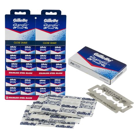 Wholesale 5pc Gillette Double Edge Razor Blades