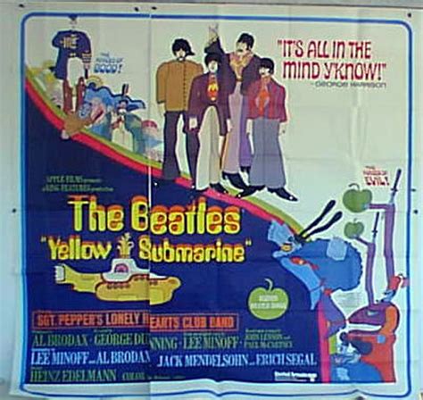 "YELLOW SUBMARINE" MOVIE POSTER - "YELLOW SUBMARINE" MOVIE POSTER