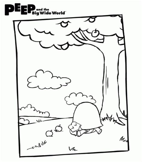 Free Printable Peep And The Big Wide World Coloring Pages