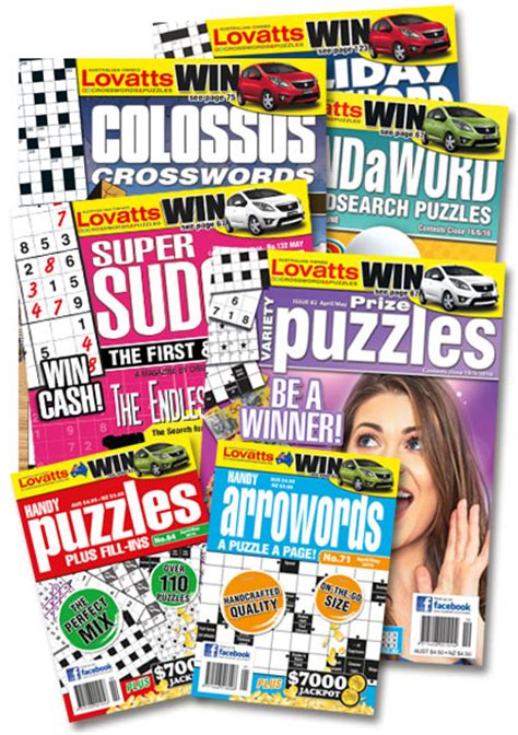 Lovatts & WYZA FREE BIG Crossword Magazine Promotion - Lovatts Crossword Puzzles Games & Trivia