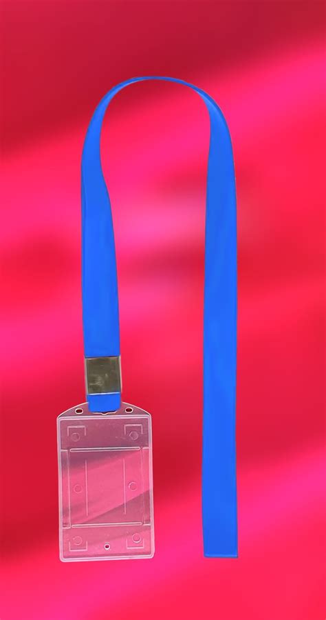 PVC Holder 23 Satin Lanyard 16mm with Direct Fitting – Welcome Superidcard, Multicolor Lanyard ...