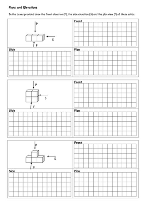 Plans and Elevations by fintansgirl - Teaching Resources - TES