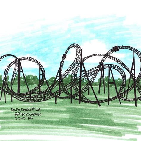 Simple Roller Coaster Drawing at GetDrawings | Free download