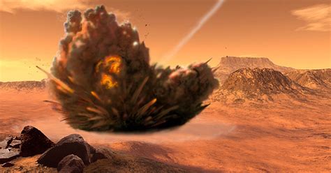 Mars Attacked! Asteroid Collision Leaves Amazing Impact Crater