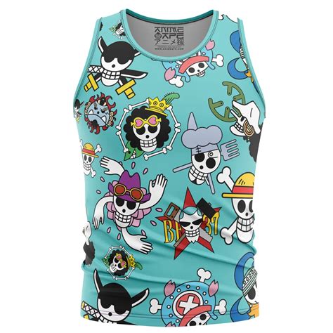 Strawhats Jolly Roger One Piece Tank Top - Onepiecefans Store