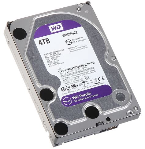 HDD FOR DVR HDD-WD40PURZ 4TB 24/7 WESTERN DIGITAL - HDDs - Delta