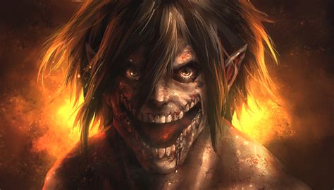 Anime Attack On Titan Eren Yeager Wallpaper | Attack on titan eren ...