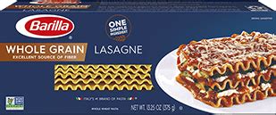 Barilla Pasta Lasagna Nutrition | Besto Blog