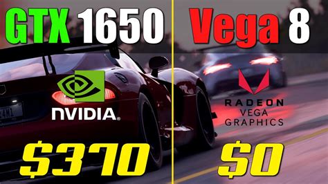 Vega 8 (OC) vs. GTX 1650 | Test in 8 Games | 1080p - YouTube