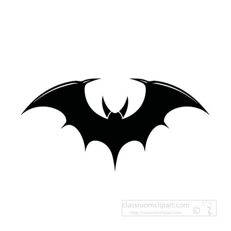 Animal Outline Clipart-bat black outline clip art