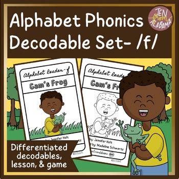 Letter F Phonics Decodable and Active Mini-Lesson by Jen From Alabama