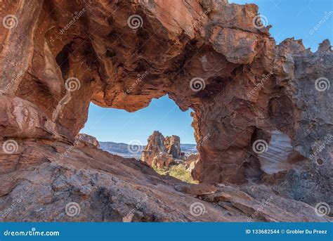 Rock Arch at the Stadsaal Caves in the Cederberg Mountains Stock Photo ...