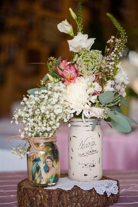 95 Beautiful Mason Jar Wedding Centerpieces - Weddingomania