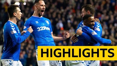 Highlights: Rangers 1-0 St Mirren - BBC Sport