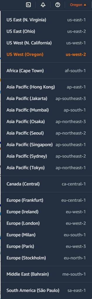 What are Regions in AWS - Home