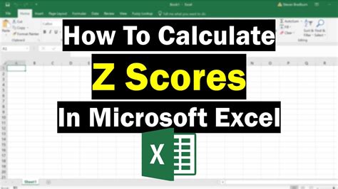 How To Calculate Z Scores In Excel - YouTube