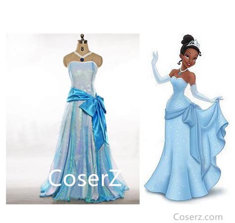 Princess Tiana Dress Tiana Costume – Coserz