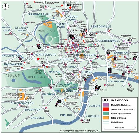 Central London City Map | Map of London Political Regional