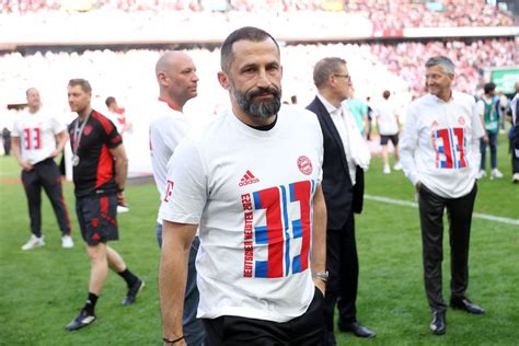 Hasan Salihamidzic says goodbye to Bayern Munich squad after clinching Bundesliga title ...