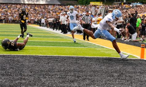 UNC score 21 straight to take halftime lead over Appalachian