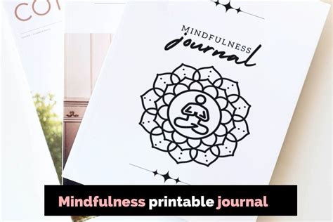 Mindfulness Printable Journal Graphic by KY Designx · Creative Fabrica