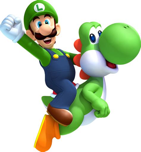 Image - Luigi and Yoshi Artwork - New Super Luigi U.png - Fantendo, the ...