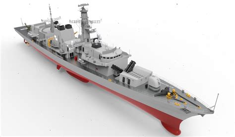 Frigate type 23 3D model 3D printable | CGTrader