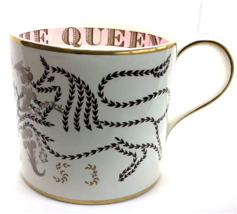 WEDGEWOOD QUEEN ELIZABETH II Coronation Mug Richard Guyatt God Save the ...