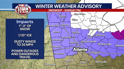 Georgia winter weather: 'Be prepared,' says state officials | FOX 5 Atlanta