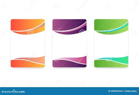 Banner Template with Editable Background. Poster Mockup in Orange and Blue Gradient. Booklet ...